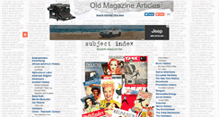 Desktop Screenshot of oldmagazinearticles.com